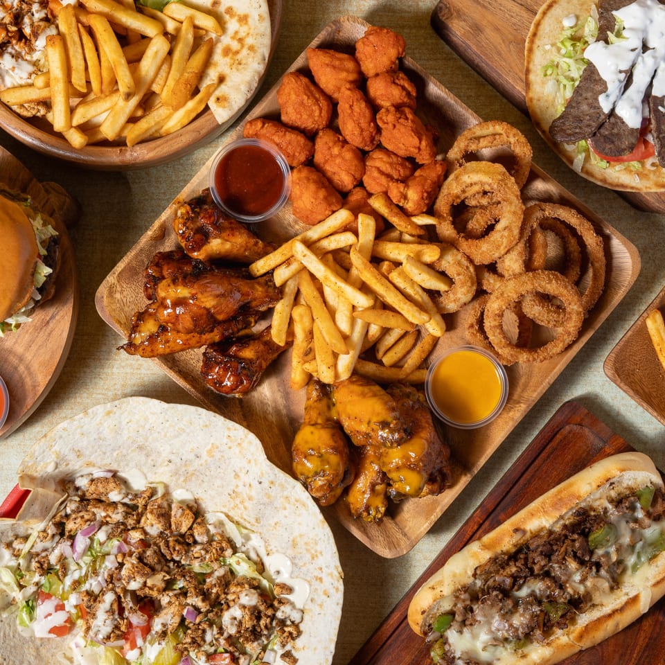 O'Town menu spread