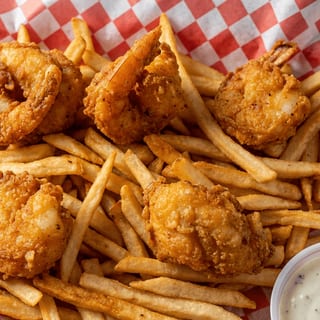 1/2 lb Shrimp & Fries