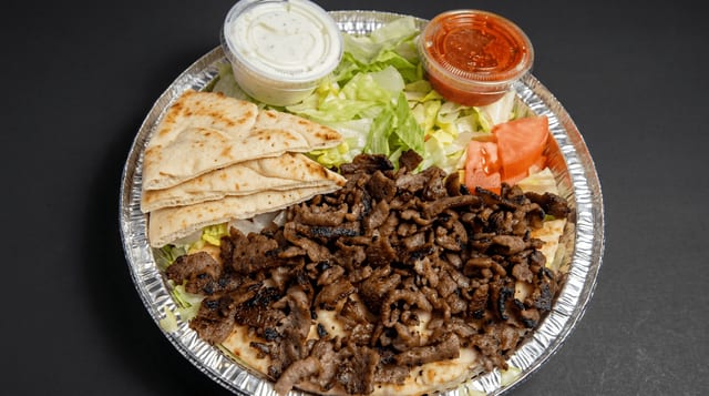 Gyro Rice Platter.