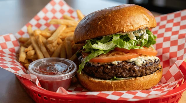 Blue Cheese Burger.